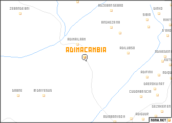 map of Adi Macambia