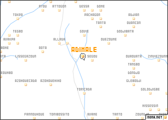 map of Adimalé