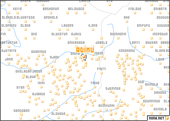 map of Adimu