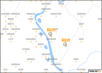 map of Adim