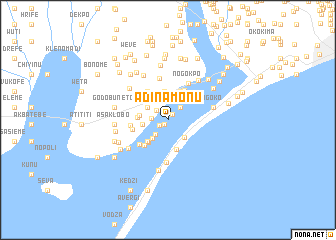 map of Adinamonu