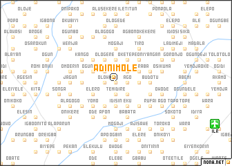 map of Adinimole