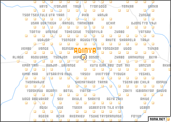 map of Adinya