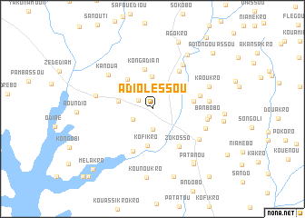 map of Adiolessou