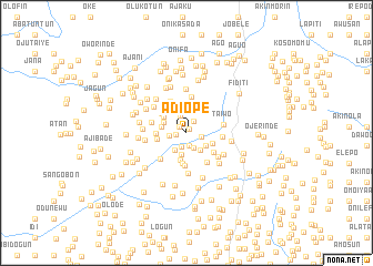 map of Adiope