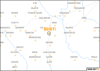 map of Adioti