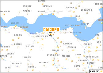 map of Adioufa