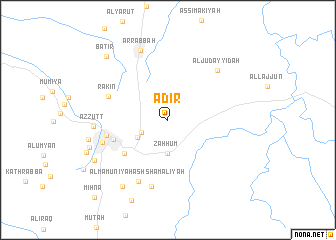 map of Adir