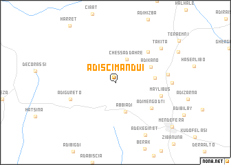 map of Adi Scimandui