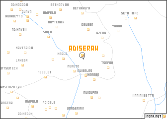 map of Ādī Seraw