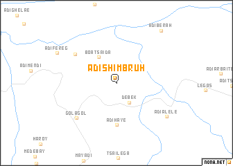 map of Ādī Shimbruh