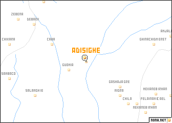 map of Adi Sighe