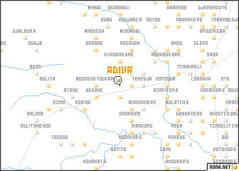 map of Adiva