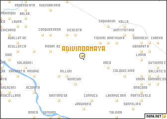 map of Adivino Amaya