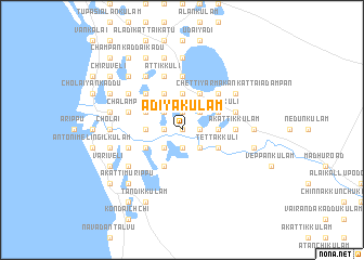 map of Adiyakulam