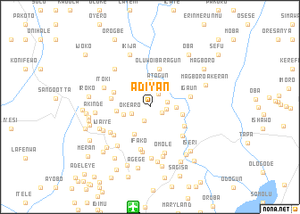 map of Adiyan