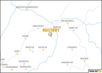 map of Ādī Zibay