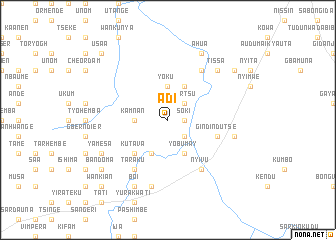 map of Adi