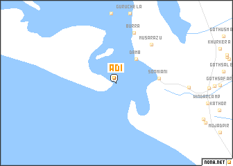 map of Ādi