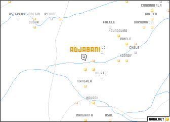 map of Adjabani