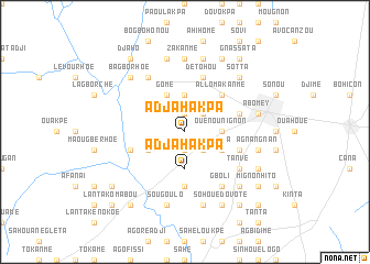 map of Adjahakpa