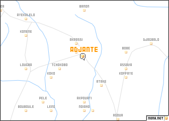 map of Adjanté