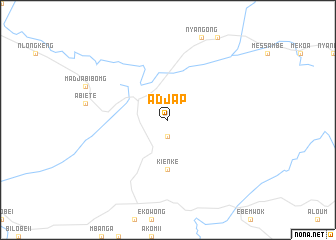 map of Adjap
