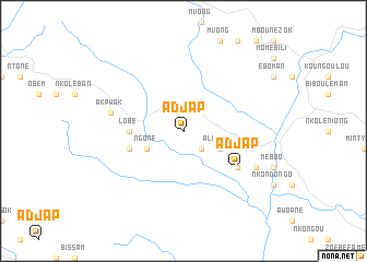 map of Adjap