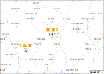 map of Adjap