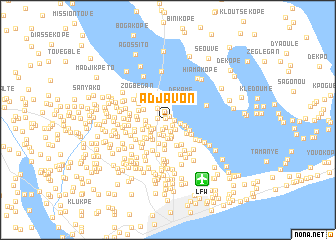 map of Adjavon