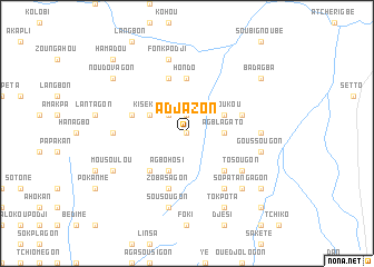 map of Adjazon