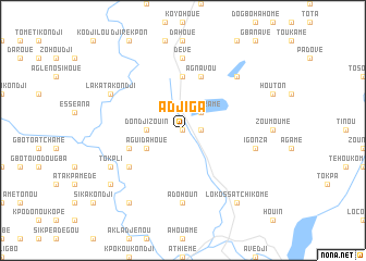 map of Adjiga