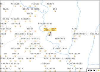 map of Adjigo