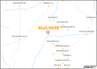 map of Adjilamina