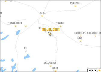 map of Adjiloum