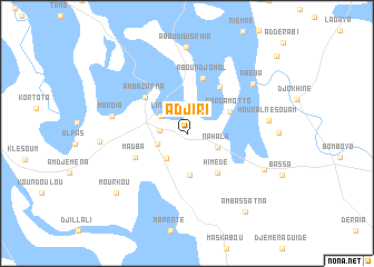 map of Adjiri