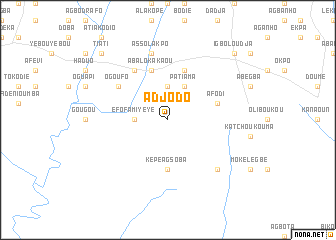 map of Adjodo