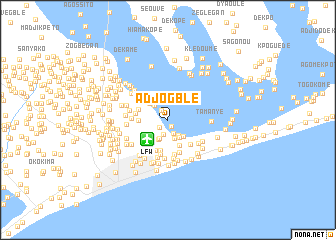 map of Adjogblé