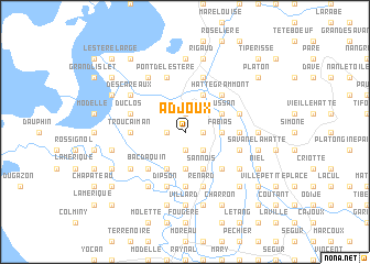 map of Adjoux