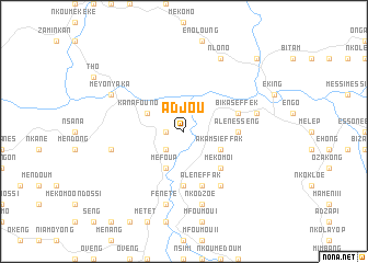 map of Adjou