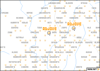 map of Adjove