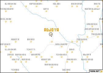 map of Adjoya