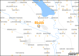 map of Adjud