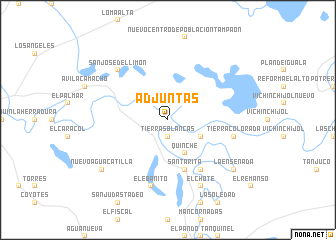 map of Adjuntas