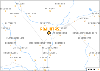 map of Adjuntas