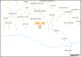 map of ‘Adlah