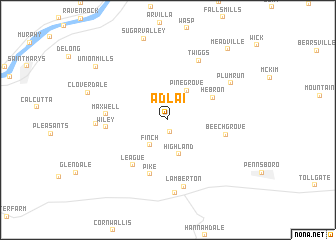 map of Adlai