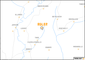 map of Adler