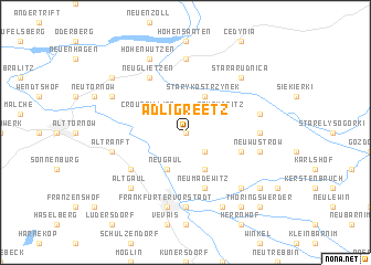 map of Adlig Reetz