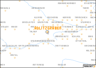 map of Adlitzgraben
